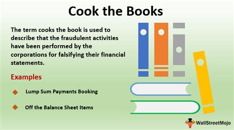 what does cooking the books mean in a financial context